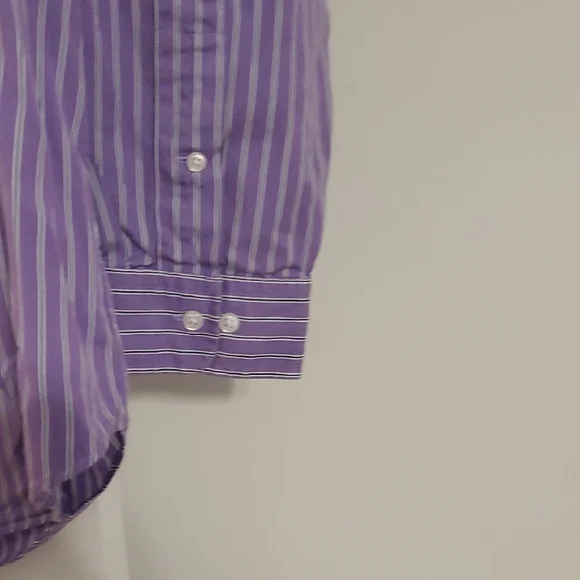 Polo by Ralph Lauren Purple Casual Button Down Shirt - Picture 3 of 4